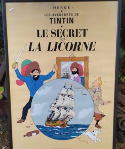 affiche couverture tintin