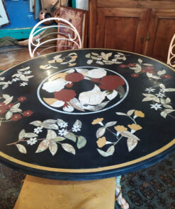 table marqueterie de marbre