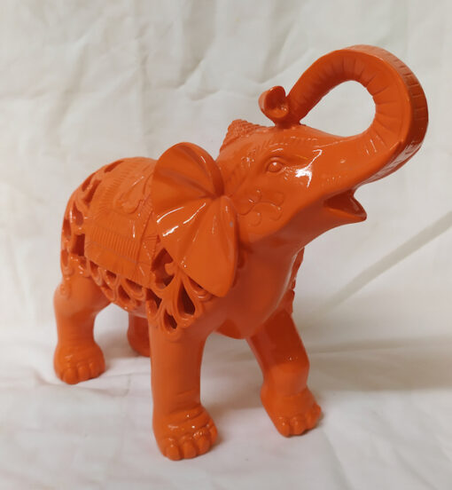 elephant resine orange