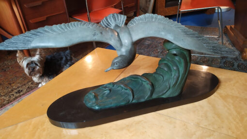 regule mouette art deco