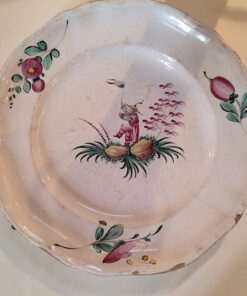 plat faience au chinois