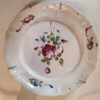 plat faience decors fleuris