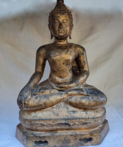 bouddha bronze dore